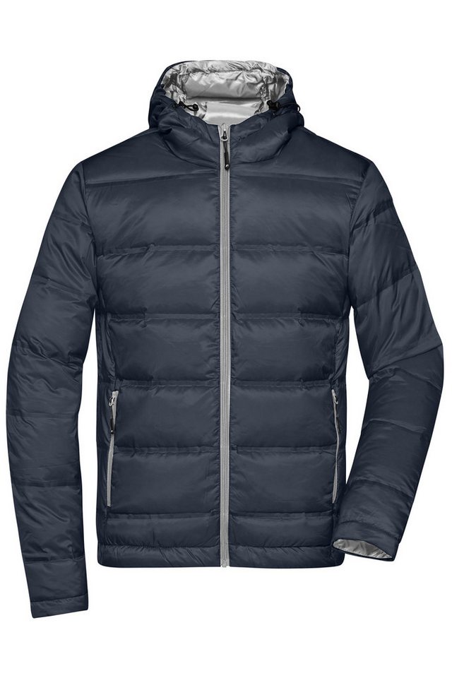 James & Nicholson Daunenjacke Sportliche Herren Daunenjacke mit Kontrast-Innenfutter JN1152 Gesteppte Daunenjacke in verschiedenen Farben von James & Nicholson