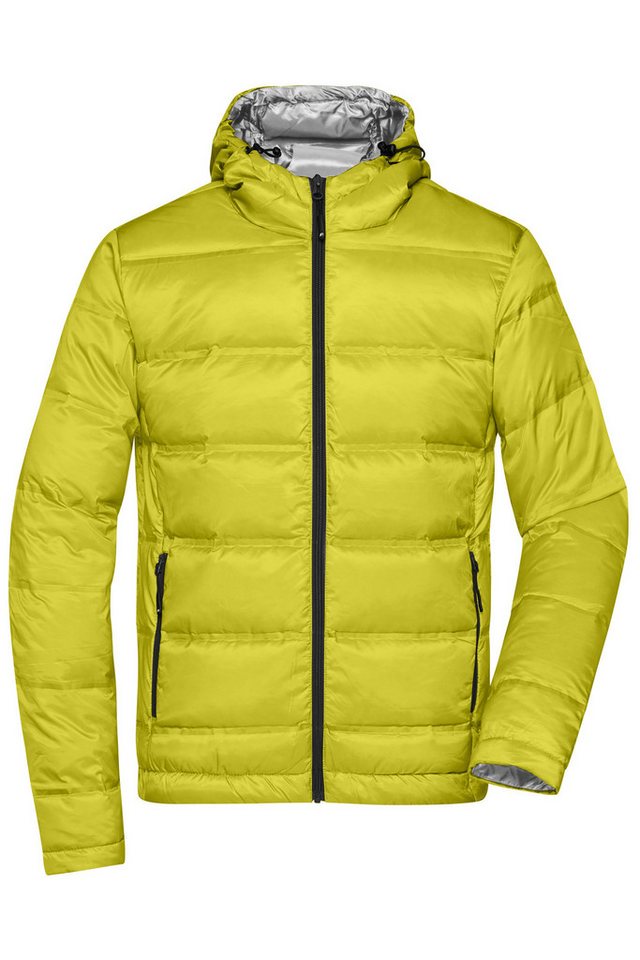 James & Nicholson Daunenjacke Sportliche Herren Daunenjacke mit Kontrast-Innenfutter JN1152 Gesteppte Daunenjacke in verschiedenen Farben von James & Nicholson