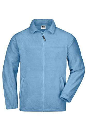 James & Nicholson Fleece Jacke - aus pflegeleichtem Anti-Pilling-Fleece für Damen und Herren | Farbe: light-blue | Grösse: 3XL von James & Nicholson