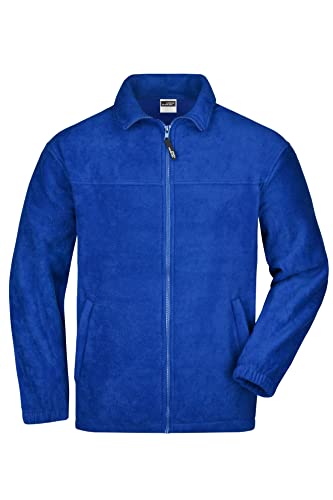 James & Nicholson Fleece Jacke - aus pflegeleichtem Anti-Pilling-Fleece für Damen und Herren | Farbe: royal | Grösse: 3XL von James & Nicholson