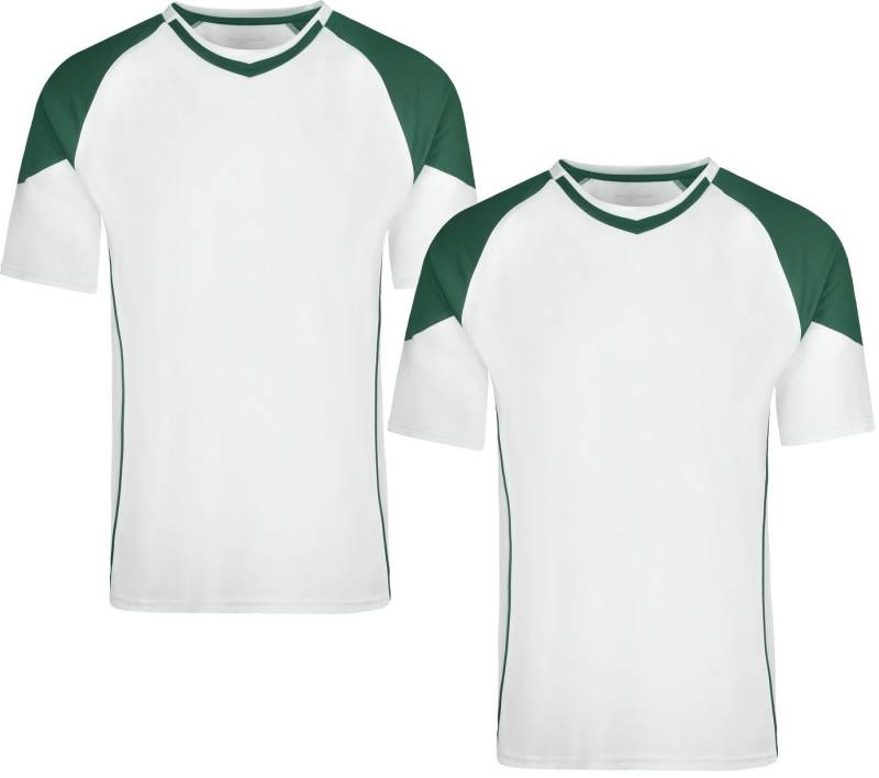 James & Nicholson Funktionsshirt Doppelpack Funktionelles Herren Teamshirt Team-T Shirt JN338 (Spar-Set, 2er-Pack) Atmungsaktiv, feuchtigkeitsregulierend und schnell trocknend von James & Nicholson