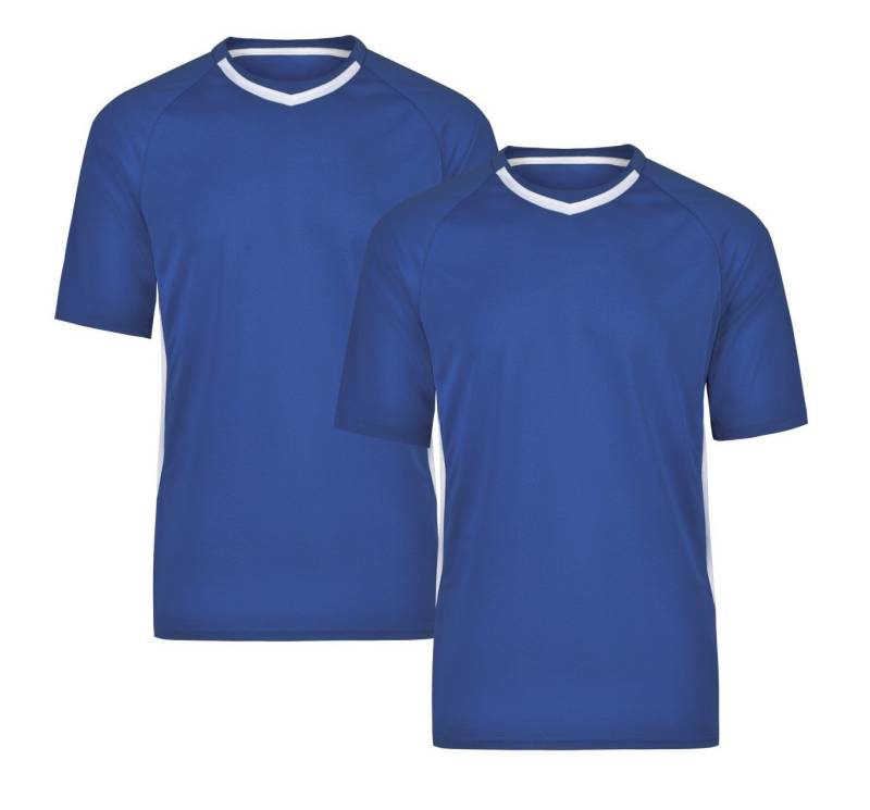 James & Nicholson Funktionsshirt Doppelpack Team-T Herren Funktions Team T-Shirt JN337 (Spar-Set, 2er-Pack) Atmungsaktiv, feuchtigkeitsregulierend und schnell trocknend von James & Nicholson
