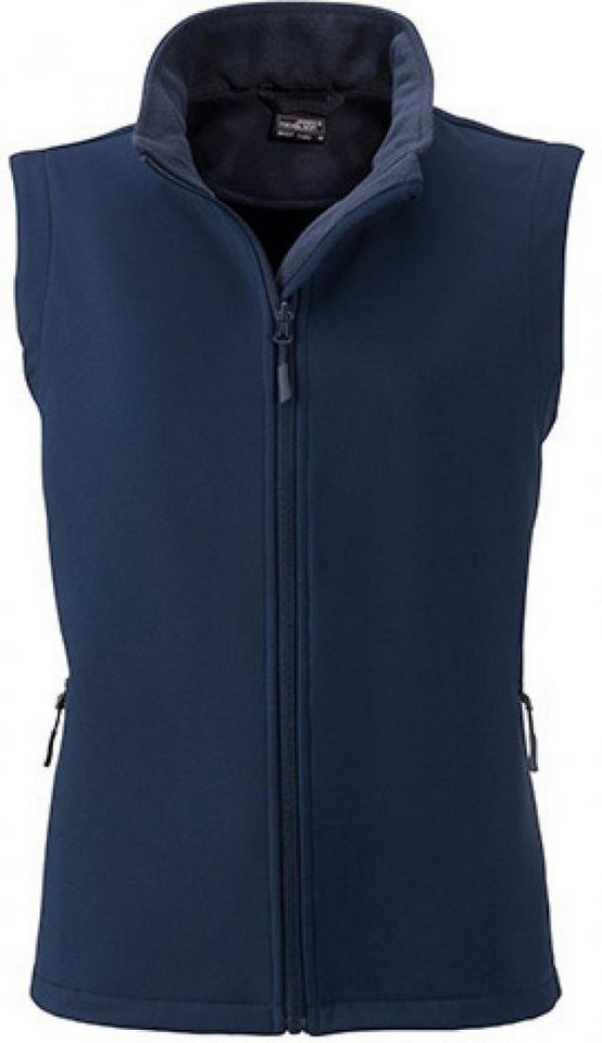 James & Nicholson Funktionsweste Damen Promo Softshell Vest / Wasserabweisend, winddicht von James & Nicholson