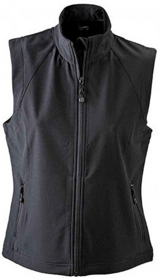 James & Nicholson Funktionsweste Damen Softshell Vest / Wind- und wasserdicht von James & Nicholson