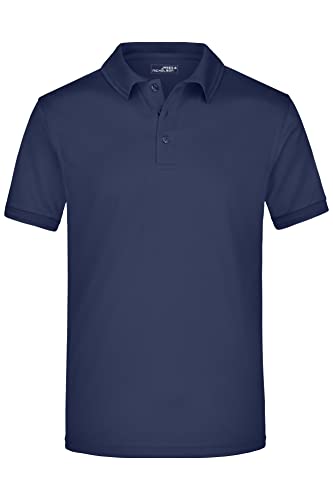James & Nicholson Herren Aktiv Polo - Funktionelles Poloshirt aus Micropolyester | Farbe: navy | Grösse: L von James & Nicholson