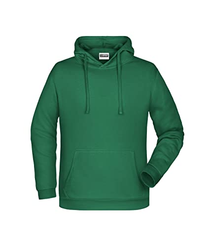 James & Nicholson Herren Basic Kapuzensweat - Klassischer Hoody mit Kängurutasche | Farbe: Irish-Green | Grösse: 3XL von James & Nicholson