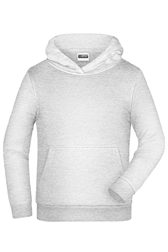 James & Nicholson Herren Basic Kapuzensweat - Klassischer Hoody mit Kängurutasche | Farbe: ash | Grösse: 3XL von James & Nicholson