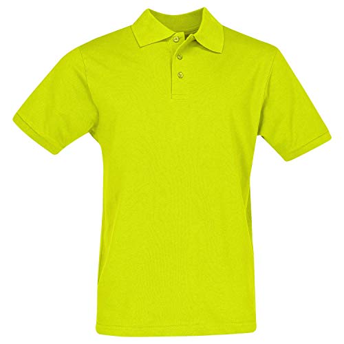 James & Nicholson Herren Classic Polo Poloshirt, Gelb (Acid-Yellow), Large von James & Nicholson