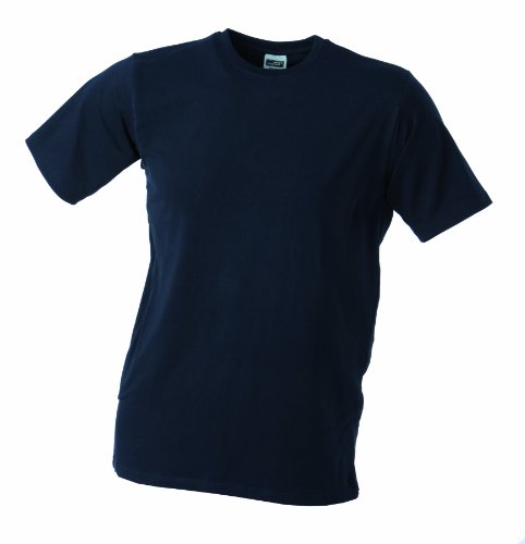 James & Nicholson Herren Elastic-T T-Shirt, Blau (Navy), 36 (Herstellergröße: M) von James & Nicholson