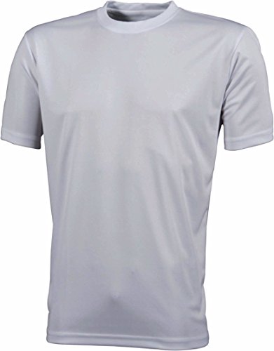 James & Nicholson Herren Funktions T-Shirt Active, white, XL, JN358 wh von James & Nicholson