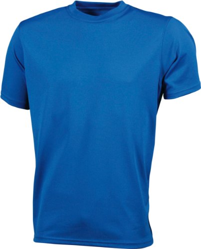 James & Nicholson Herren Funktions T-Shirt Mens Active L,Blau - Royal von James & Nicholson