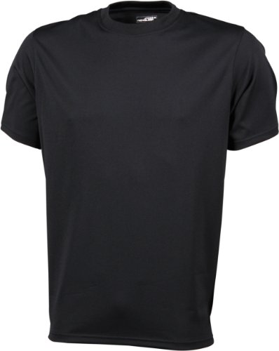 James & Nicholson Herren Funktions T-Shirt Mens Active L,Schwarz - Schwarz von James & Nicholson