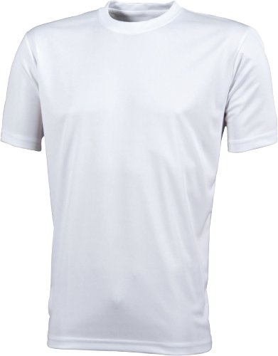 James & Nicholson Herren Funktions T-Shirt Mens Active M,Weiß - Weiß von James & Nicholson