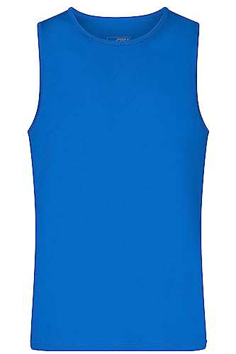 James & Nicholson Herren Funktions-Tanktop - Funktions-Top für Freizeit und Sport | Farbe: royal | Grösse: 3XL von James & Nicholson