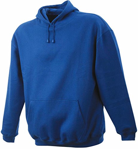 James & Nicholson Herren Hooded Sweat Sweatshirt, Blau (royal), Large von James & Nicholson