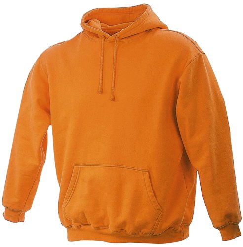 James & Nicholson Herren Hooded Sweat Sweatshirt, Orange (orange), X-Large von James & Nicholson