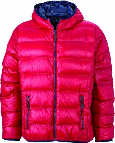 James & Nicholson Herren Jacke Jacke Men's Jacket rot (red/navy) Large von James & Nicholson