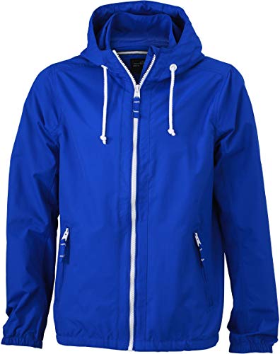 James & Nicholson Herren Jacke Sofshell Mens Sailing Jacket blau (Nautic Blue/White) Large von James & Nicholson