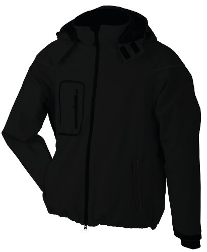 James & Nicholson Herren Jacke Softshelljacke Winter schwarz (black) Small von James & Nicholson