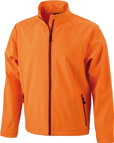 James & Nicholson Herren Jacke Softshelljacke orange (orange) Medium von James & Nicholson