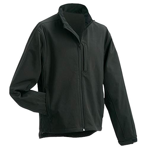 James & Nicholson Herren Jacke Softshelljacke schwarz (black) Medium von James & Nicholson