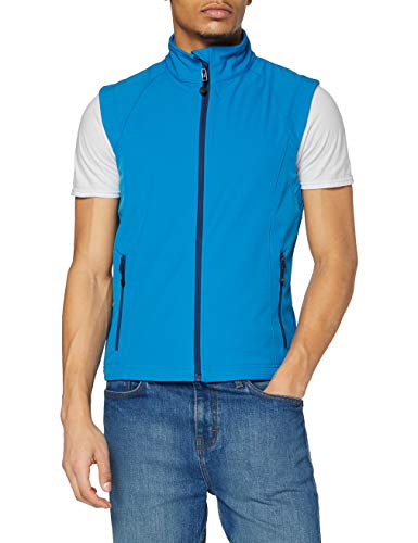 James & Nicholson Herren Jacke Softshellweste blau (azur) Small von James & Nicholson