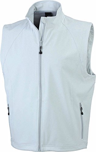 James & Nicholson Herren Jacke Softshellweste weiß (off-white) Medium von James & Nicholson