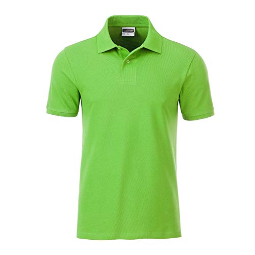 James & Nicholson - Herren Klassisches Poloshirt (XXL, Lime-Green) von James & Nicholson