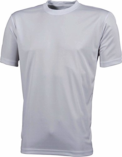 James & Nicholson Herren Langarmshirt Funktions T-Shirt Active weiß (white) XX-Large von James & Nicholson