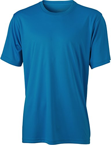 James & Nicholson Herren Langarmshirt Funktions T-Shirt Mens Active türkis (Turquoise) Medium von James & Nicholson