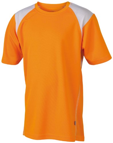 James & Nicholson Herren Lauf T-Shirt Running T orange (orange/white) X-Large von James & Nicholson