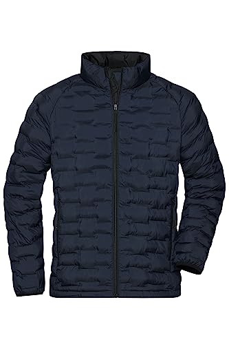 James & Nicholson Herren Leicht-Steppjacke Sorona® - Modische und sportlich geschnittene Jacke mit nachhaltiger Wattierung | Farbe: navy-matt | Grösse: L von James & Nicholson