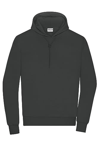 James & Nicholson Herren Lounge Hoody - Bequemes und leicht Oversized geschnittenes Kapuzensweat | Farbe: Graphite | Grösse: 3XL von James & Nicholson