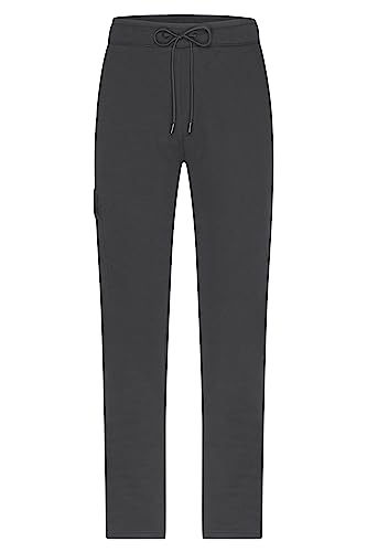 James & Nicholson Herren Lounge Hose - Modische Sweat-Hose aus Bio-Baumwolle im Cargo-Style | Farbe: Graphite | Grösse: 3XL von James & Nicholson