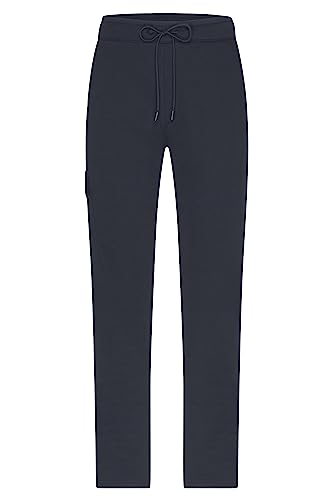 James & Nicholson Herren Lounge Hose - Modische Sweat-Hose aus Bio-Baumwolle im Cargo-Style | Farbe: Navy | Grösse: 3XL von James & Nicholson