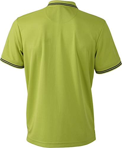 James & Nicholson Herren Men´s Polo Poloshirt, Gelb (Acid-Yellow/Carbon), X-Large von James & Nicholson