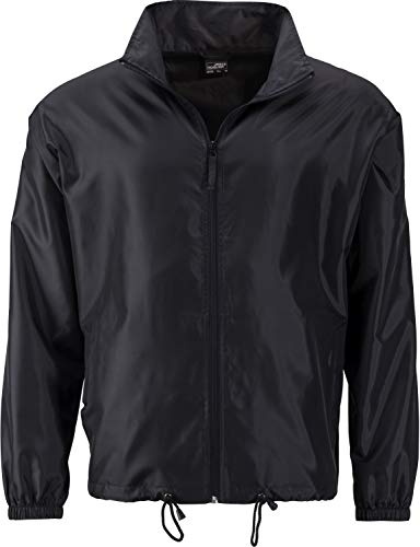 James & Nicholson Herren Men's Promo Jacket Jacke, Schwarz (Black), Large von James & Nicholson