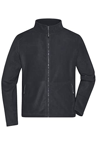 James & Nicholson Herren Microfleece Jacke - Klassisch geschnittene Jacke aus pillingfreiem Microfleece | Farbe: navy | Grösse: S von James & Nicholson