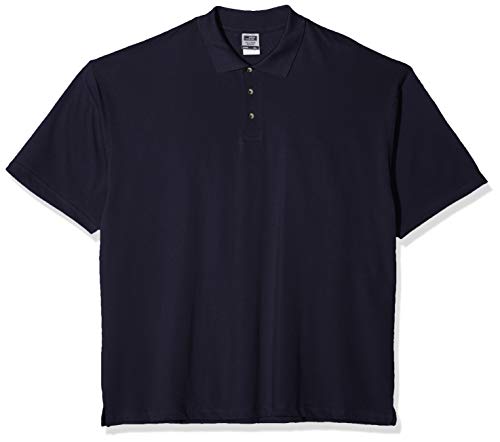 James & Nicholson Herren Polo-Piqué Medium Poloshirt, Blau (Navy), XX-Large von James & Nicholson