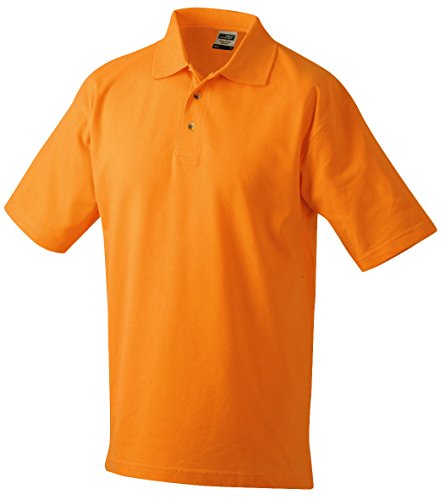 James & Nicholson Herren Polo-Piqué Medium Poloshirt, Orange (Orange), XXXXX-Large von James & Nicholson