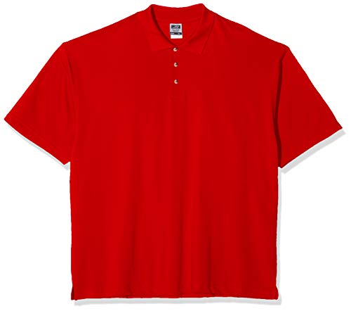 James & Nicholson Herren Polo-Piqué Medium Poloshirt, Rot (Red), XXXXX-Large von James & Nicholson