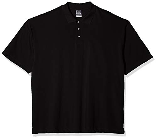 James & Nicholson Herren Polo-Piqué Medium Poloshirt, Schwarz (Black), XXX-Large von James & Nicholson