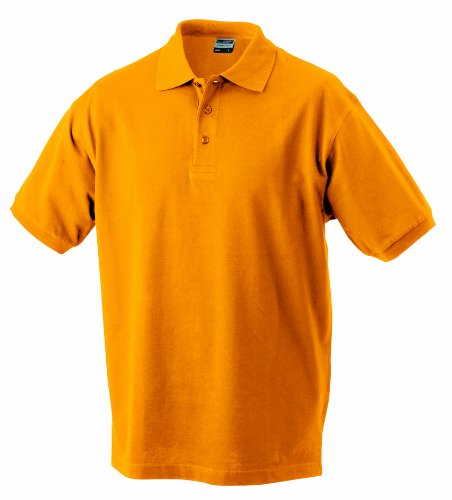 James & Nicholson Herren Classic Polo Poloshirt, Gelb (Gold-Gelb), Large von James & Nicholson