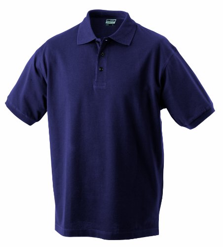 James & Nicholson Herren Classic Polo Poloshirt, Purple aubergine, Large von James & Nicholson