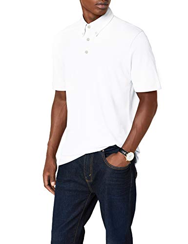 James & Nicholson Herren Poloshirt Poloshirt Men's Plain weiß (white/navy-white) XXX-Large von James & Nicholson