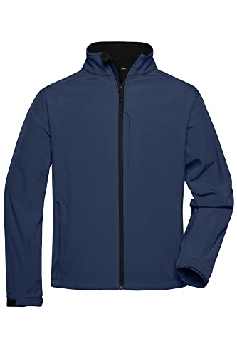 James & Nicholson Herren Softshell Jacke - Klassische Softshelljacke mit TPU Membran | Farbe: navy | Grösse: 4XL von James & Nicholson