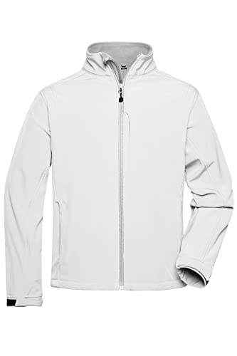 James & Nicholson Herren Softshell Jacke - Klassische Softshelljacke mit TPU Membran | Farbe: off-white | Grösse: XL von James & Nicholson