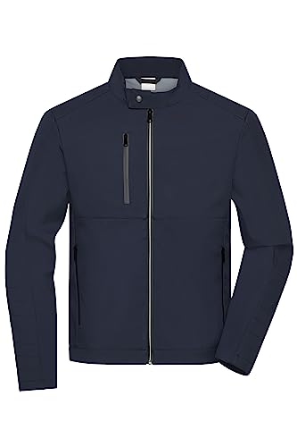 James & Nicholson Herren Softshell Jacke - Softshelljacke in sportlichem Design | Farbe: navy | Grösse: XL von James & Nicholson