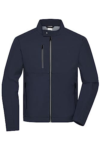 James & Nicholson Herren Softshell Jacke - Softshelljacke in sportlichem Design | Farbe: navy | Grösse: XXL von James & Nicholson