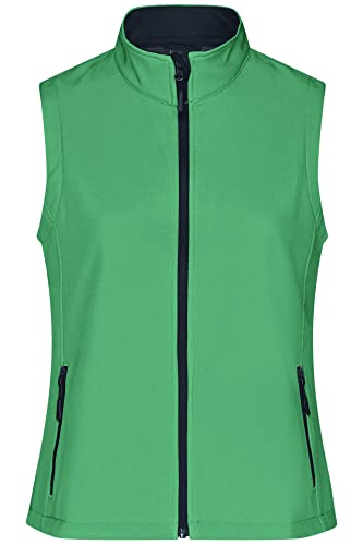 James & Nicholson Herren Softshell Weste - Funktionale Softshell Weste in attraktiven Farben | Farbe: green/navy | Grösse: L von James & Nicholson